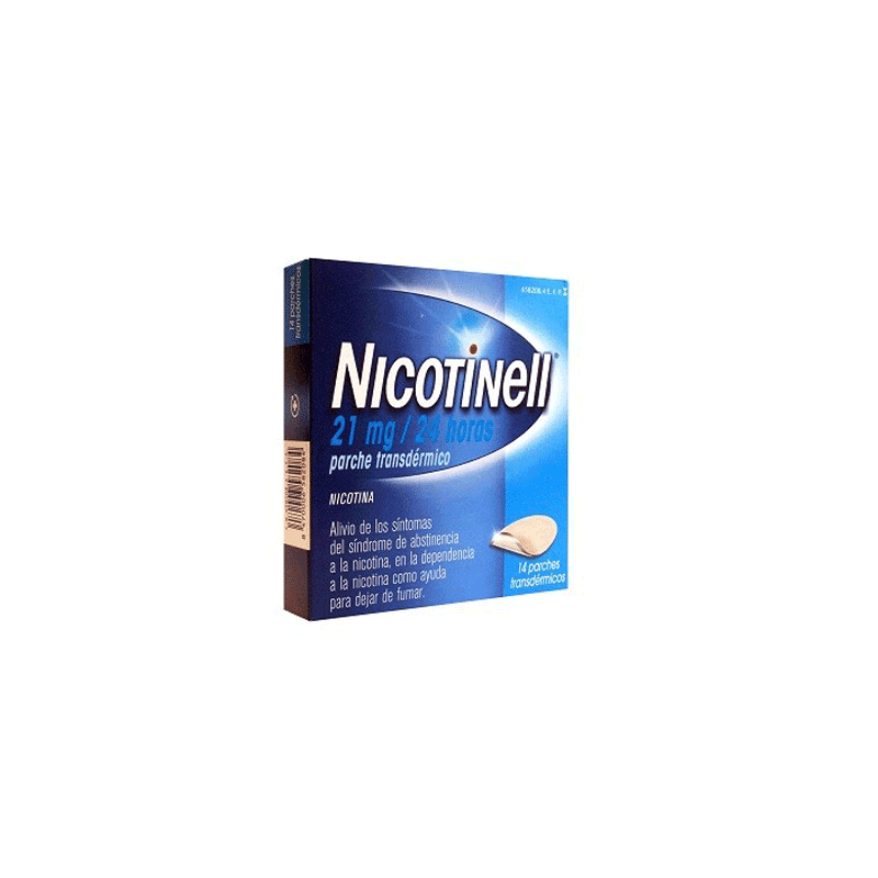 NICOTINELL 21 mg/24 h 14 PARCHES TRANSDERMICOS 52,5 mg