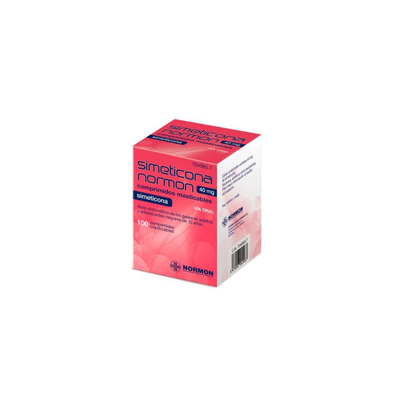 NORAFLAT 40 mg 100 COMPRIMIDOS MASTICABLES