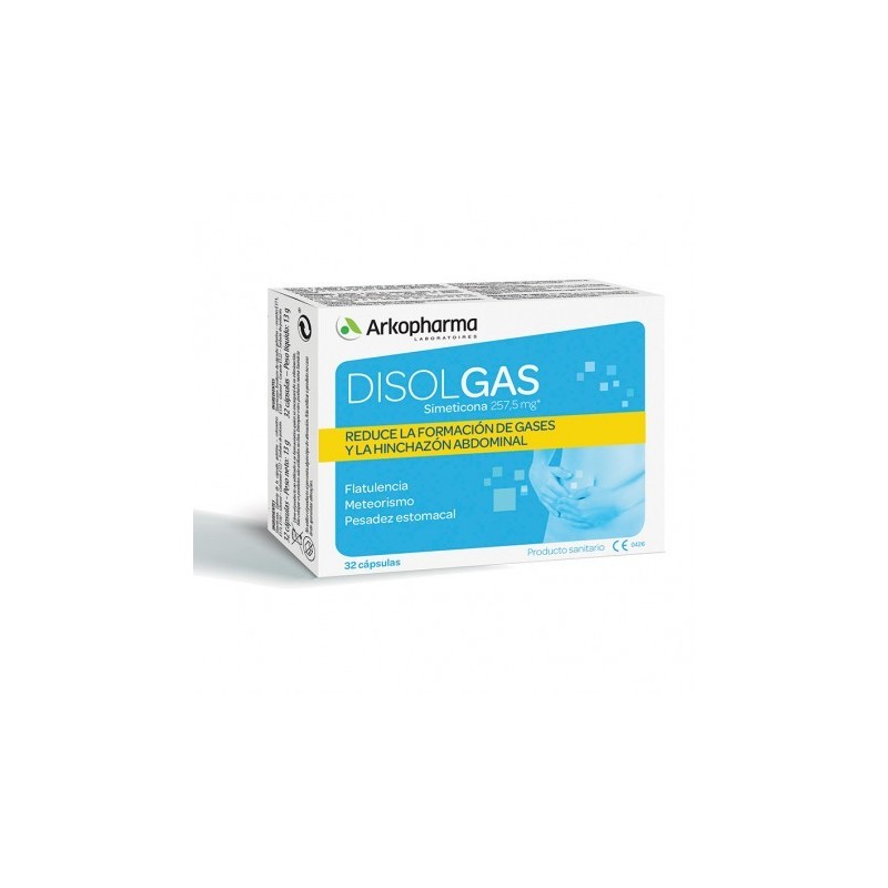 DISOLGAS 257,5 mg 32 CAPSULAS BLANDAS