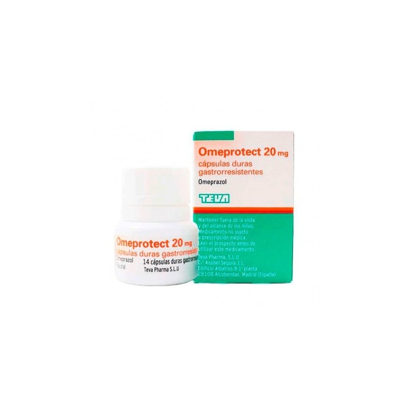 OMEPROTECT 20 mg 14 CAPSULAS GASTRORRESISTENTES (FRASCO)
