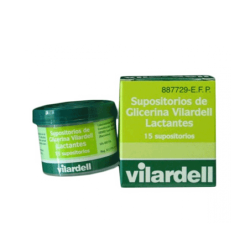 SUPOSITORIOS DE GLICERINA VILARDELL LACTANTES 0,92 g 15 SUPOSITORIOS