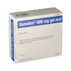 BEMOLAN 800 mg 30 SOBRES GEL ORAL