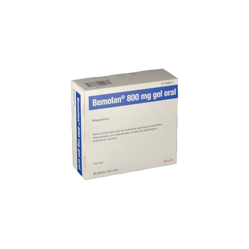 BEMOLAN 800 mg 30 SOBRES GEL ORAL