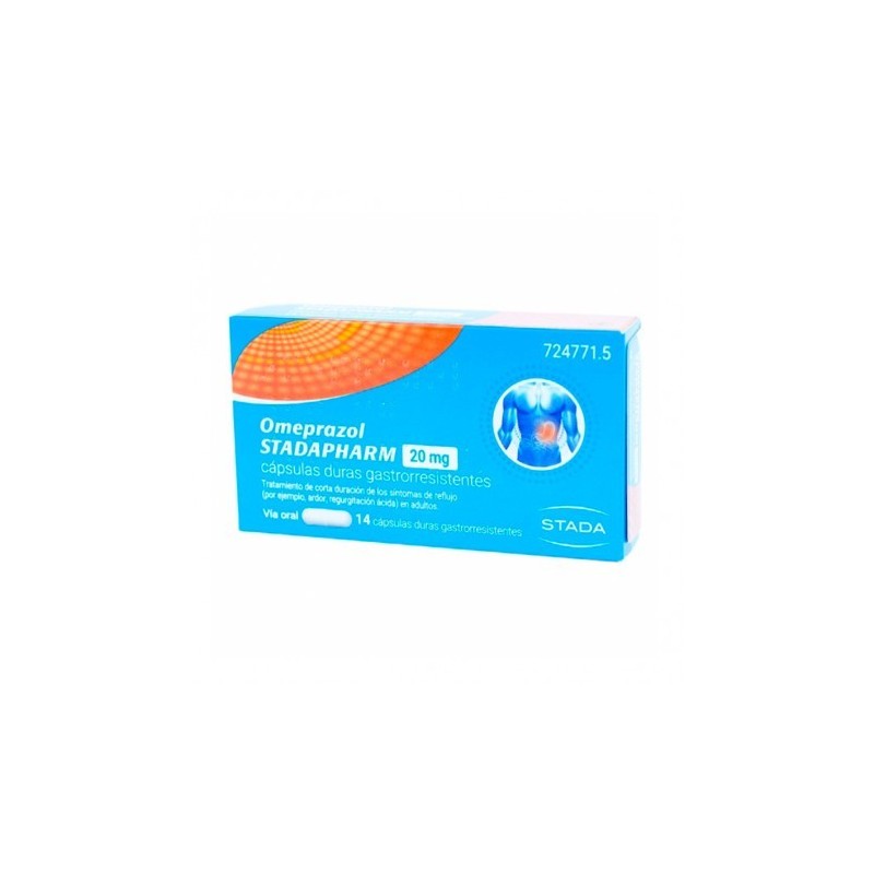 OMEPRAZOL STADAPHARM 20 mg 14 CAPSULAS GASTRORRESISTENTES (BLISTER)