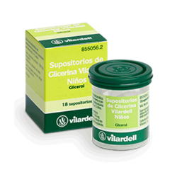 SUPOSITORIOS DE GLICERINA VILARDELL NIÑOS 1,58 g 18 SUPOSITORIOS
