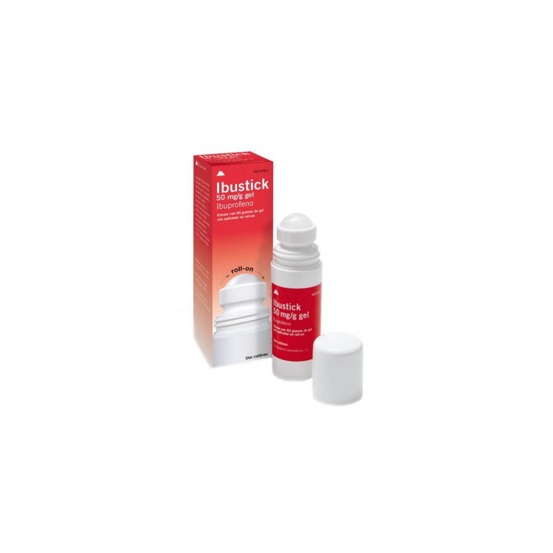 IBUSTICK 50 mg/g GEL CUTANEO 1 TUBO 30 g (CON ROLL-ON)