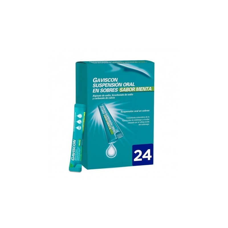 GAVISCON 24 COMPRIMIDOS MASTICABLES (SABOR FRESA)