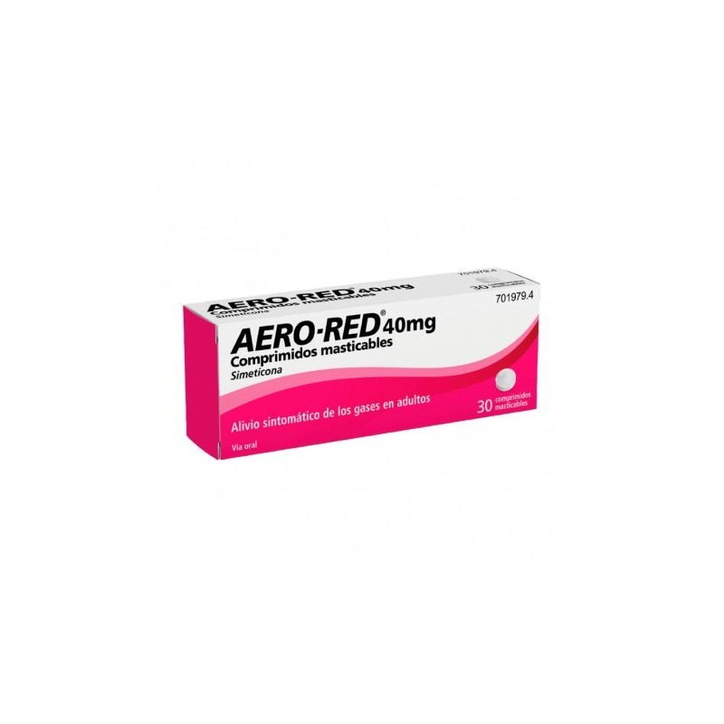 AERO RED 40 mg 30 COMPRIMIDOS MASTICABLES