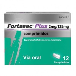 FORTASEC PLUS 2 mg/125 mg 12 COMPRIMIDOS