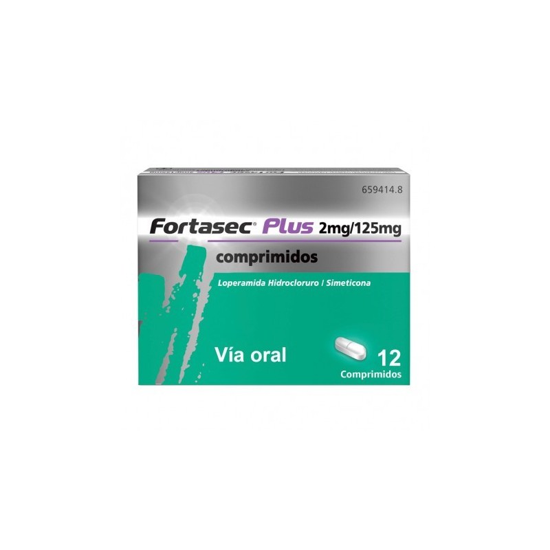 FORTASEC PLUS 2 mg/125 mg 12 COMPRIMIDOS