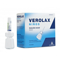 VEROLAX NIÑOS 1,8 ml SOLUCION RECTAL 6 ENEMAS 2,5 ml