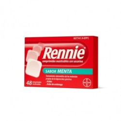 RENNIE 680 mg/80 mg 48 COMPRIMIDOS MASTICABLES (CON SACARINA)