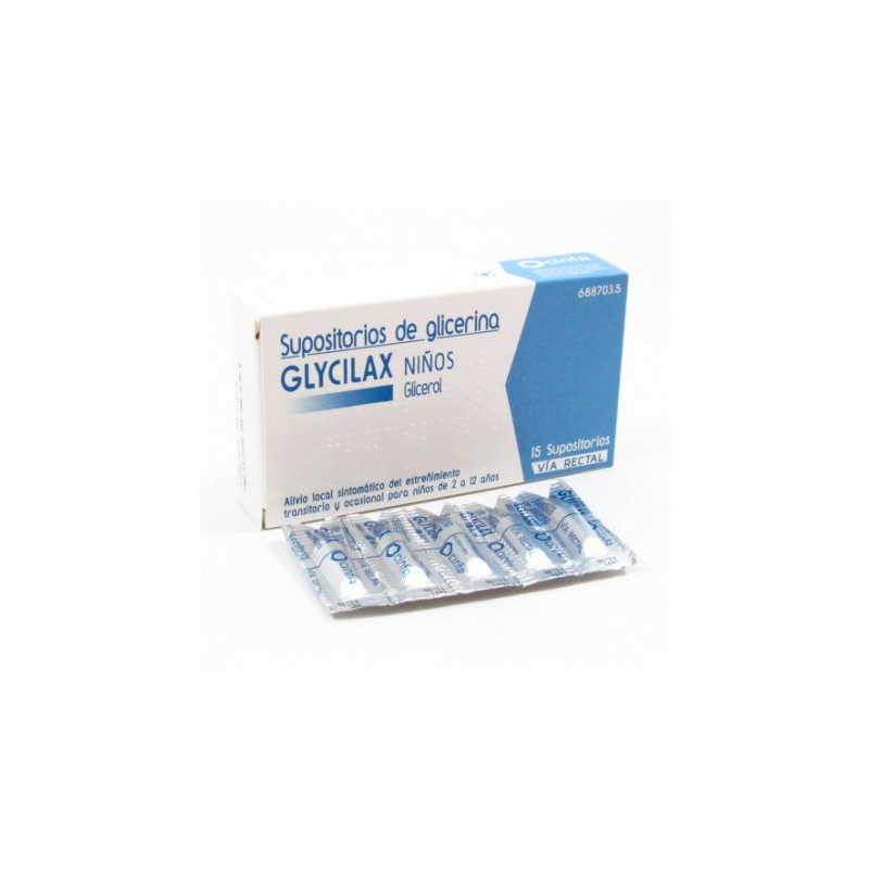 GLYCILAX NIÑOS 1,44 g 15 SUPOSITORIOS