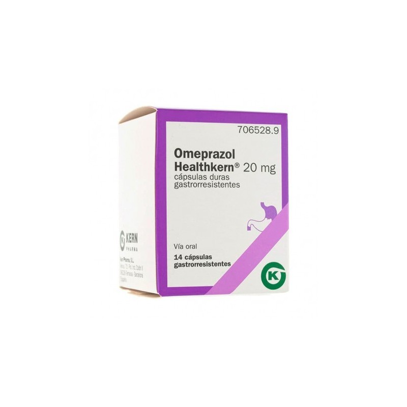 OMEPRAZOL HEALTHKERN 20 mg 14 CAPSULAS GASTRORRESISTENTES (BLISTER)