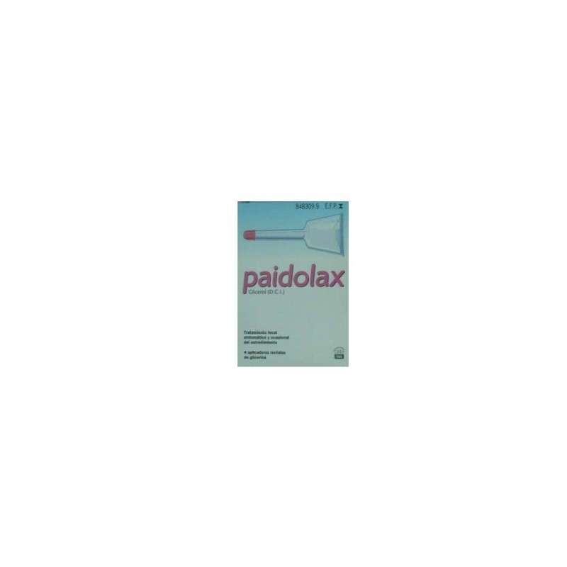 PAIDOLAX NIÑOS 3,28 ml SOLUCION RECTAL 4 ENEMAS 4 ml