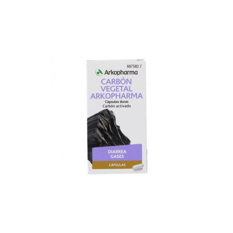 CARBON VEGETAL ARKOPHARMA 225 mg 45 CAPSULAS