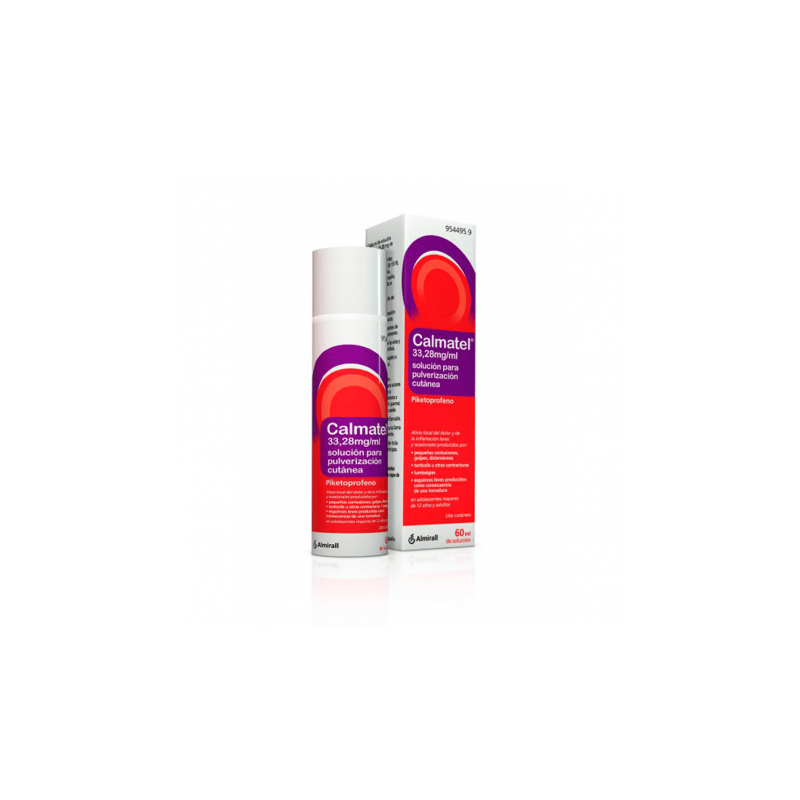 CALMATEL 33,28 mg/ml SOLUCION PARA PULVERIZACION CUTANEA 1 ENVASE 60 ml