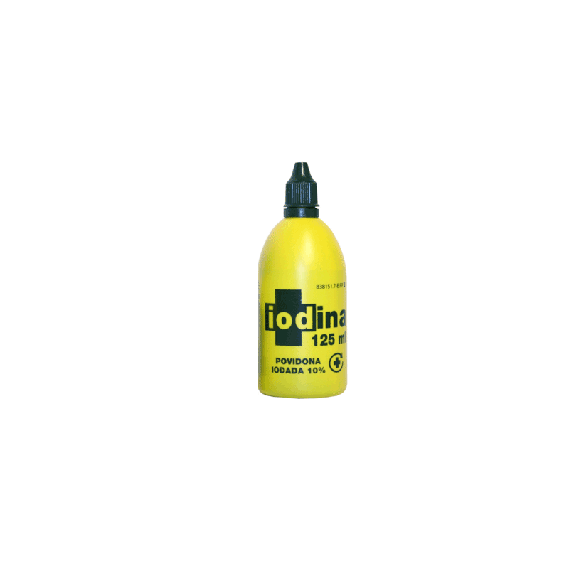 IODINA 100 mg/ml SOLUCION CUTANEA 1 FRASCO 125 ml