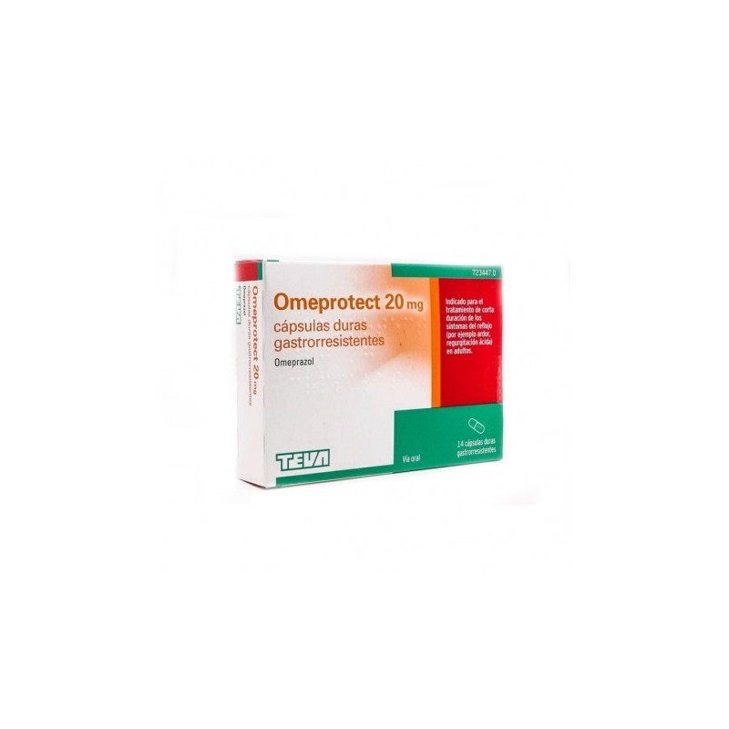 OMEPROTECT 20 mg 14 CAPSULAS GASTRORRESISTENTES (BLISTER)