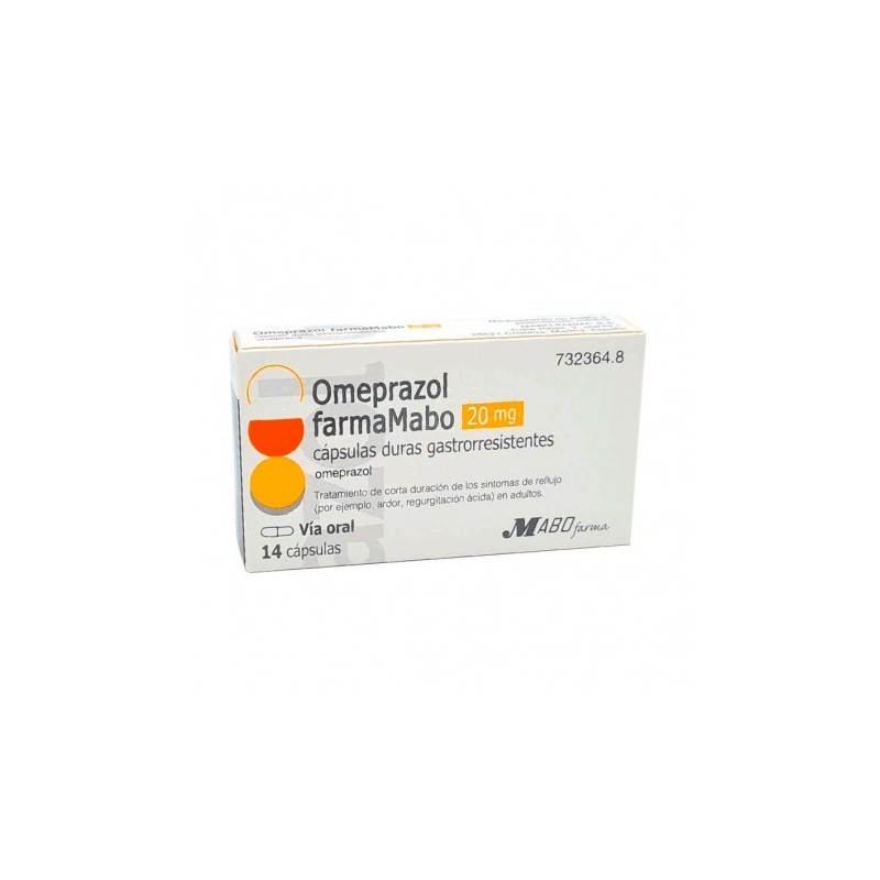 OMEPRAZOL FARMAMABO 20 mg 14 CAPSULAS GASTRORRESISTENTES