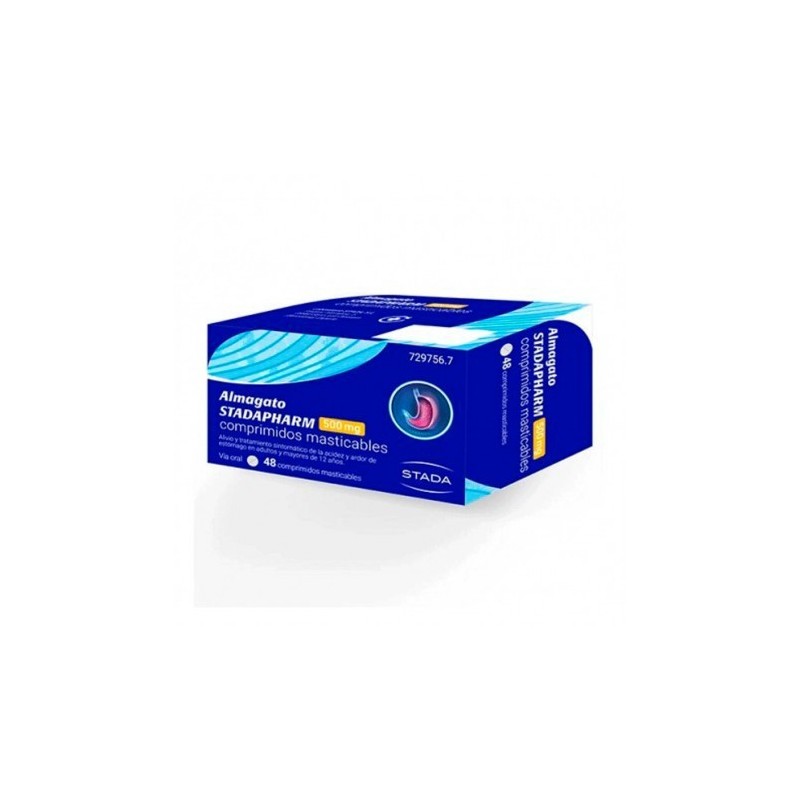 ALMAGATO STADAPHARM 500 mg 48 COMPRIMIDOS MASTICABLES