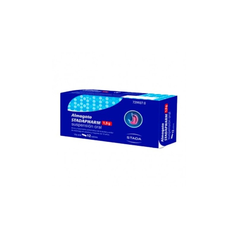 Acidez de Estómago | Almagato Stadapharm Sobres Gel 1.5g, 12 Sobres | Farmaenvia.com