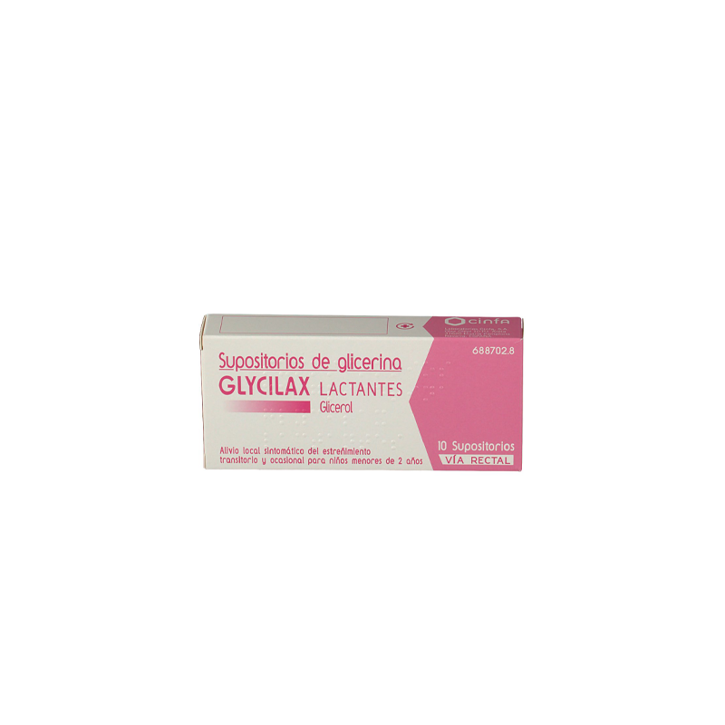 GLYCILAX LACTANTES 0,672 g 10 SUPOSITORIOS