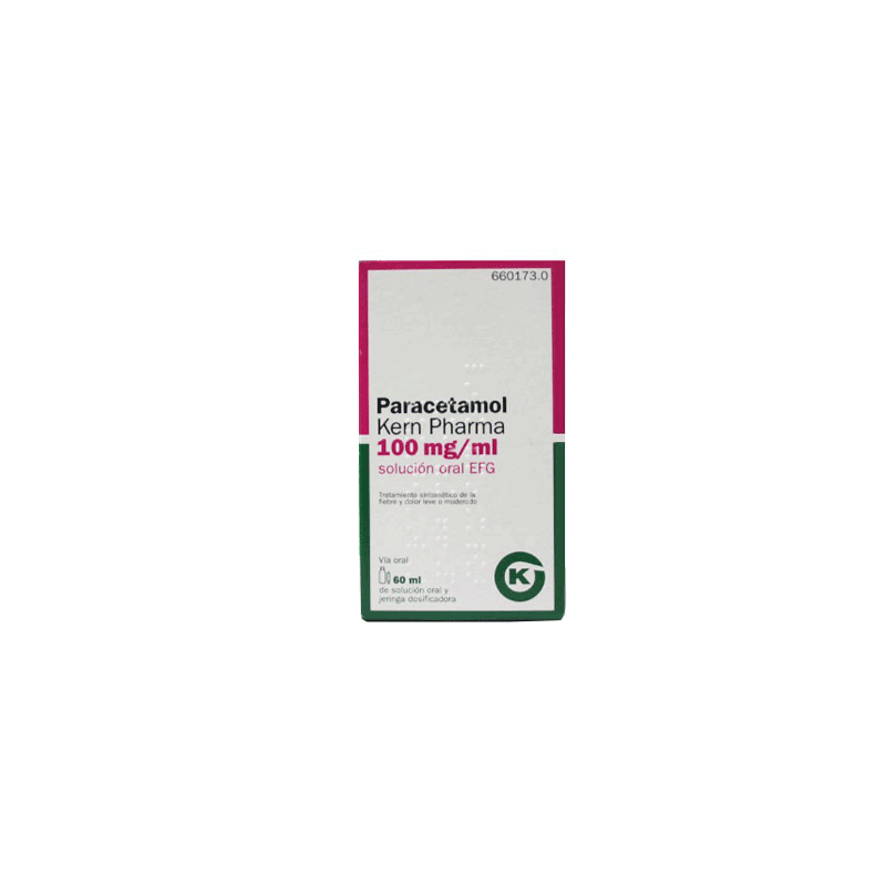PARACETAMOL KERN PHARMA EFG SOLUCIÓN ORAL 60 MILILITROS