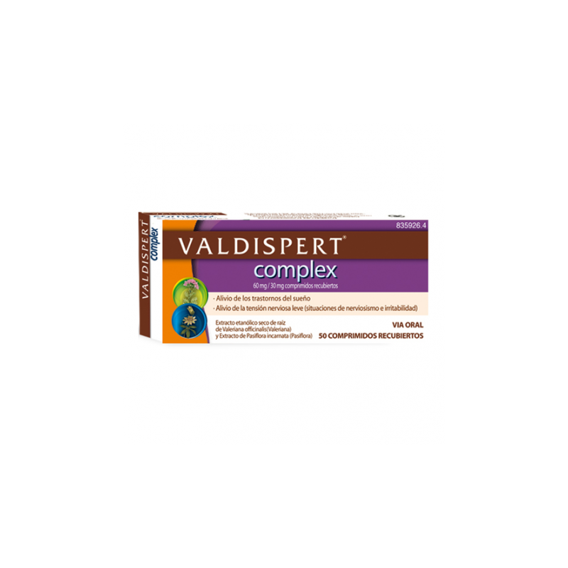 VALDISPERT COMPLEX 60 mg/30 mg 50 COMPRIMIDOS