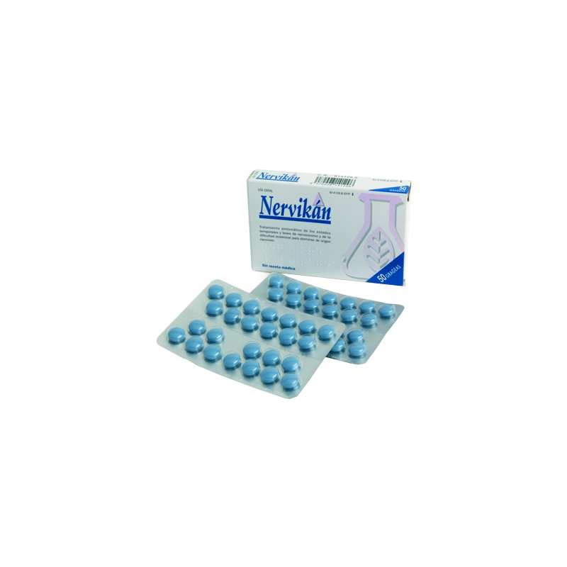 NERVIKAN 160 mg/80 mg 50 COMPRIMIDOS RECUBIERTOS