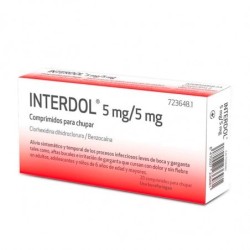 GARYDOL FORTE 5 mg/5 mg 20 COMPRIMIDOS PARA CHUPAR