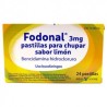 FODONAL 3 mg 24 PASTILLAS PARA CHUPAR (SABOR LIMON)