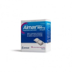 ALMAX 500 mg 18 COMPRIMIDOS MASTICABLES