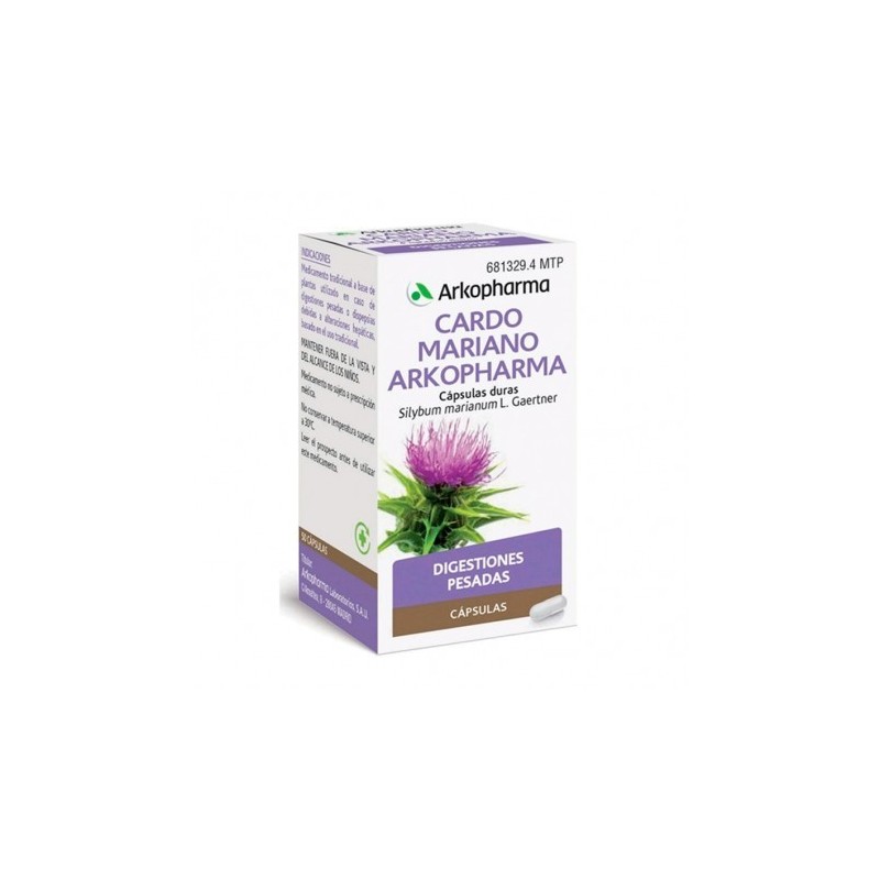 CARDO MARIANO ARKOPHARMA 390 mg 45 CAPSULAS