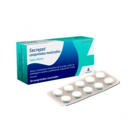SECREPAT 50 COMPRIMIDOS MASTICABLES (SABOR MENTA)