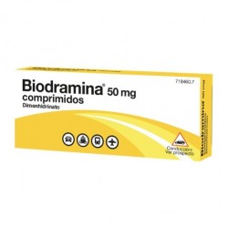 BIODRAMINA 50 mg 4 COMPRIMIDOS