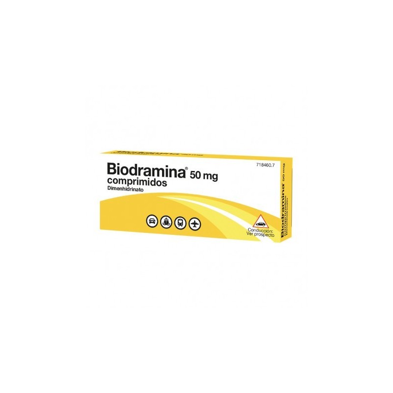 BIODRAMINA 50 mg 4 COMPRIMIDOS