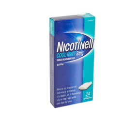 NICOTINELL COOL MINT 2 mg 24 CHICLES MEDICAMENTOSOS