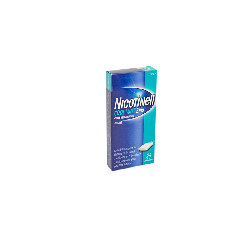 NICOTINELL COOL MINT 2 mg 24 CHICLES MEDICAMENTOSOS