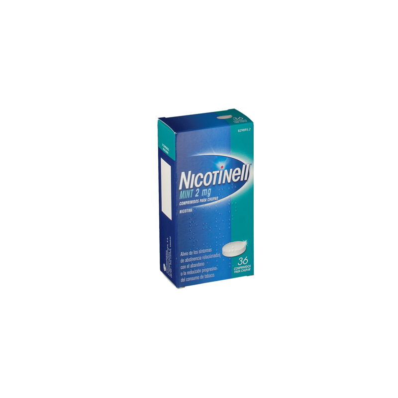 NICOTINELL MINT 2 mg 36 COMPRIMIDOS PARA CHUPAR