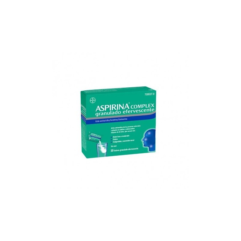 ASPIRINA COMPLEX 10 SOBRES GRANULADO EFERVESCENTE