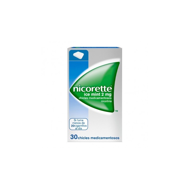 NICORETTE ICE MINT 2 mg 30 CHICLES MEDICAMENTOSOS