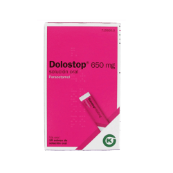 DOLOSTOP 650 mg 10 SOBRES SOLUCION ORAL 10 ml