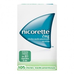 NICORETTE 2 mg 105 CHICLES MEDICAMENTOSOS