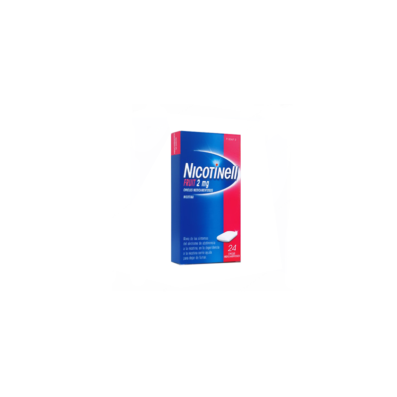 NICOTINELL FRUIT 2 mg 24 CHICLES MEDICAMENTOSOS