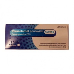 PARACETAMOL PENSAVITAL EFG 500 mg 20 COMPRIMIDOS