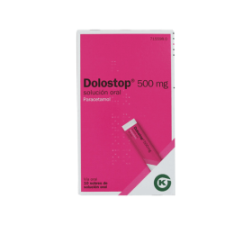 DOLOSTOP 500 mg 10 SOBRES SOLUCION ORAL 10 ml