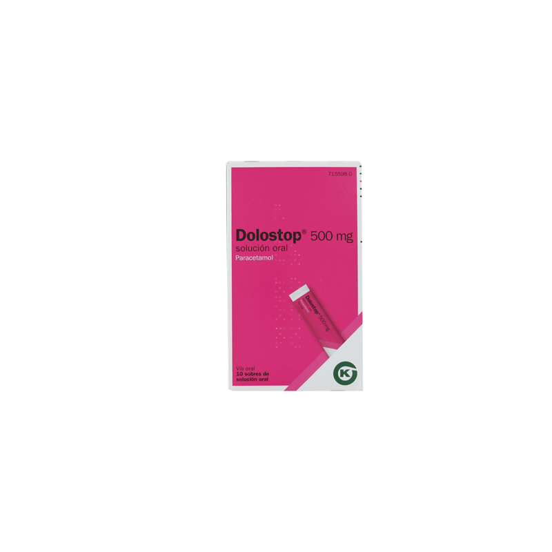 DOLOSTOP 500 mg 10 SOBRES SOLUCION ORAL 10 ml
