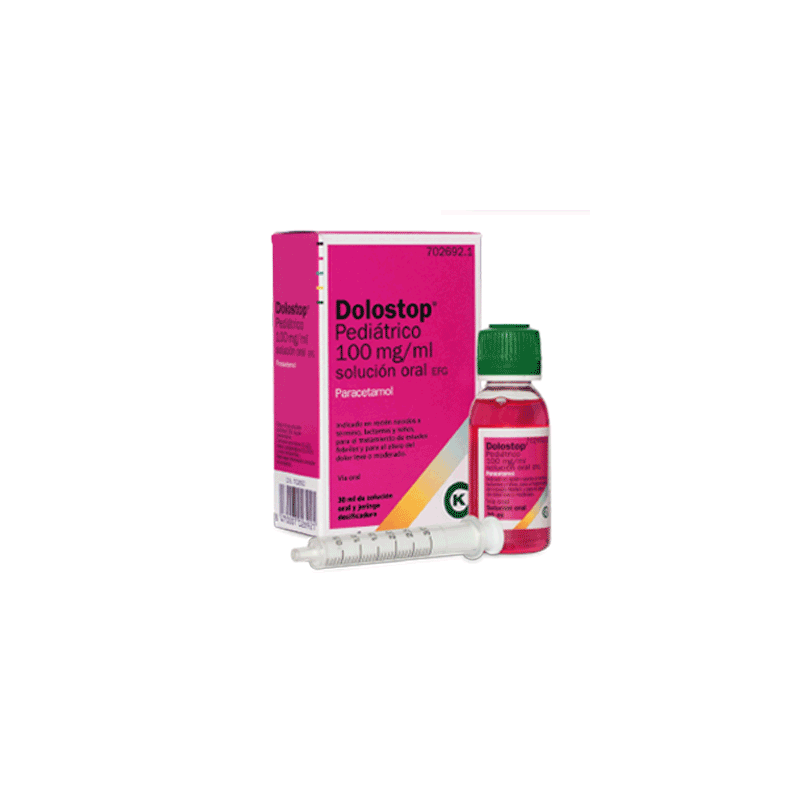 DOLOSTOP PEDIATRICO 100 mg/ml SOLUCION ORAL 1 FRASCO 30 ml