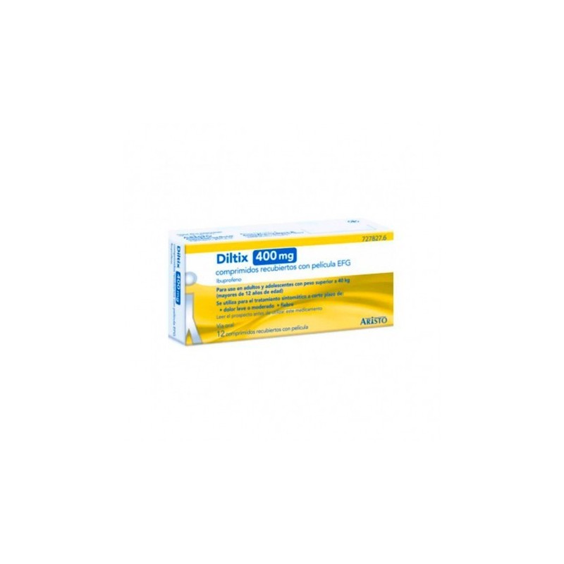DILTIX 400 mg 12 COMPRIMIDOS RECUBIERTOS